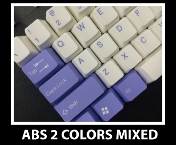 ABS 2色排列鍵帽