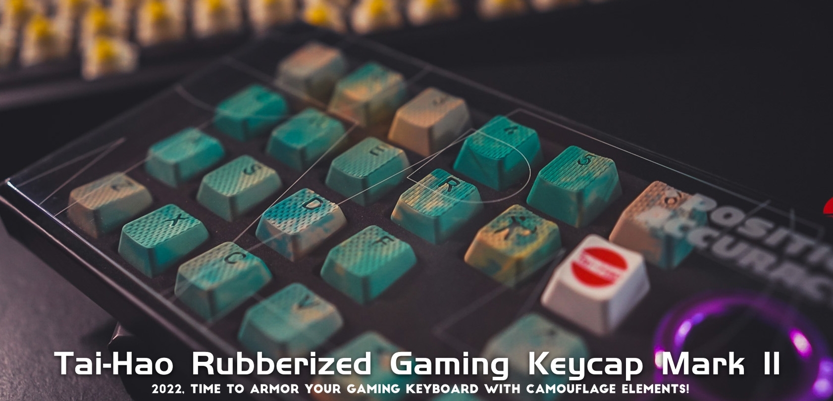 Camo-23 Rubber Gaming keycpas