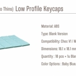 tht-taihao-low-profile-keycaps-pbt-hygge-MX-Switches-Chocv1