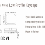 tht-taihao-low-profile-keycaps-pbt-hygge-MX-Switches-Chocv1