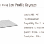 tht-taihao-low-profile-keycaps-pbt-hygge-MX-Switches-Chocv1
