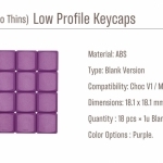 tht-taihao-low-profile-keycaps-pbt-hygge-MX-Switches-Chocv1