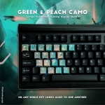 green peach camo